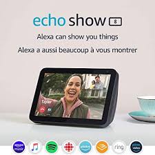 Introducing Echo Show 8 – HD 8" smart display with Alexa – Charcoal