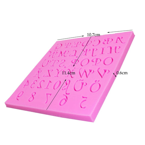 English Alphabet Mould