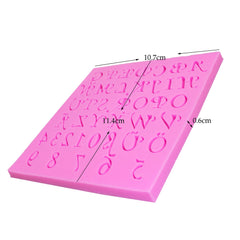 English Alphabet Mould