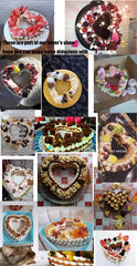 Heart Shape Plastic Cake Mould