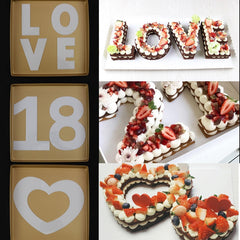 Heart Shape Plastic Cake Mould