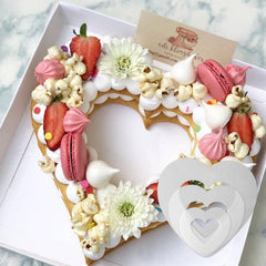 Heart Shape Plastic Cake Mould