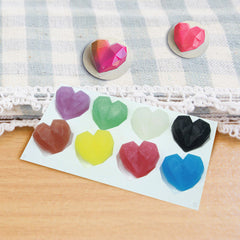 3D Diamond Heart Shape Mould (Large & Small)