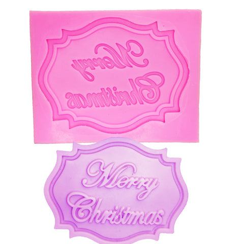 Merry Christmas Letter Mould