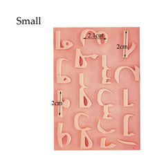 Arabic Alphabet Letter Number Silicone Moulds